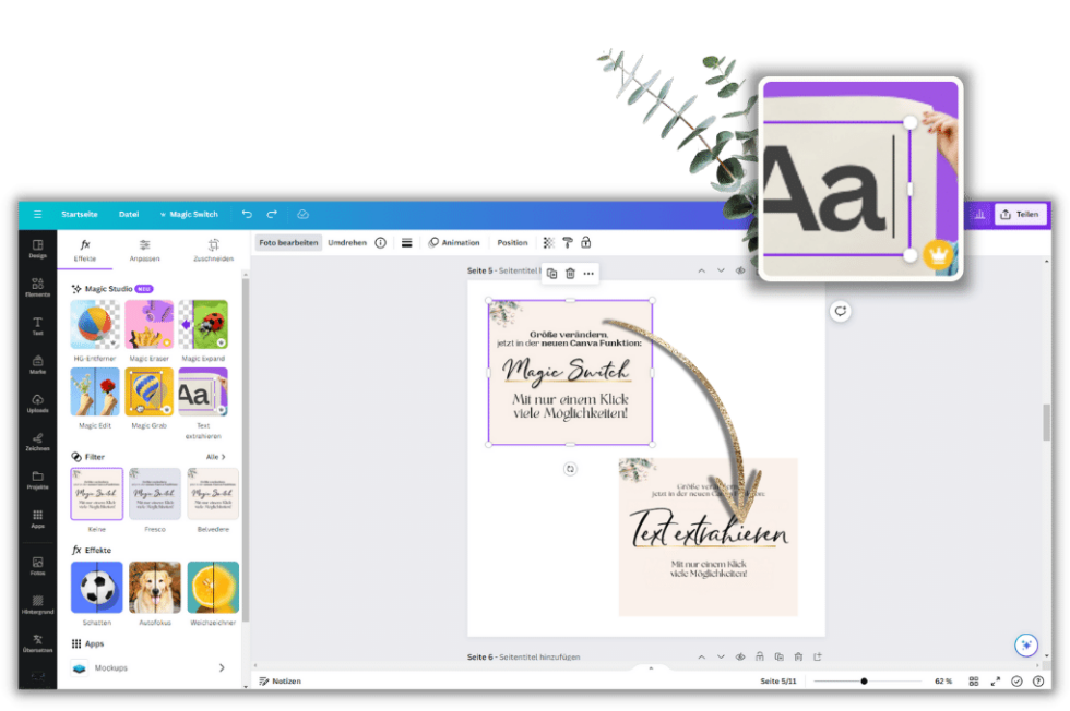 KI in Canva - Mepapillibre Vivien Beck