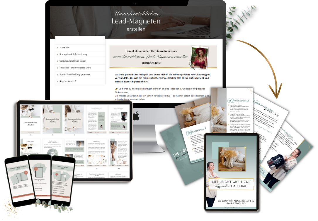 Mepapillibre Vivien Beck Lead-Magneten erstellen Mepapillibre Vivien Beck Lead-Magneten erstellen. Blick in den Onlinekurs inkl. Kundenbeispiel