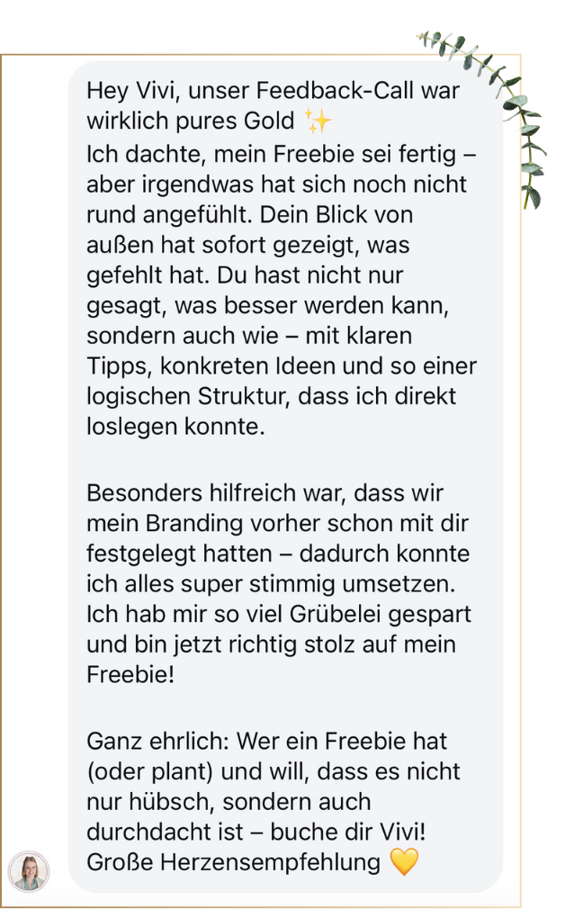 Testimonial Juliane Krumbiegel